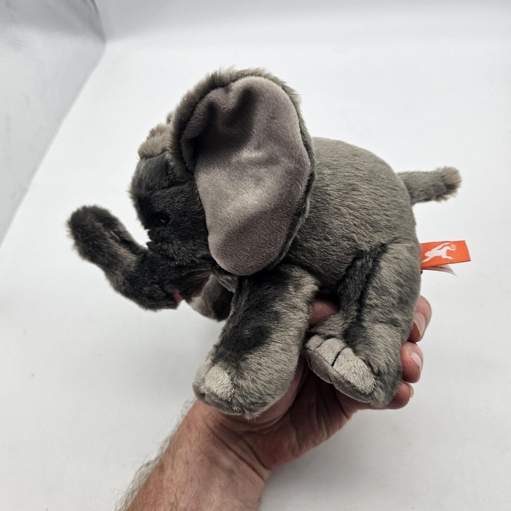 Wild Republic Elephant‎ Plush Stuffed Animal Toy Small Gray Soft Cuddly Cute